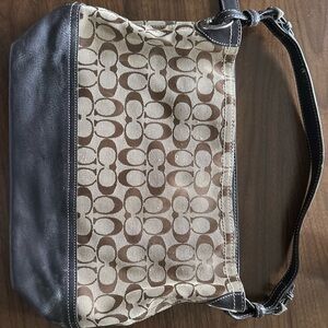 Coach Brown and Tan Women's Bag